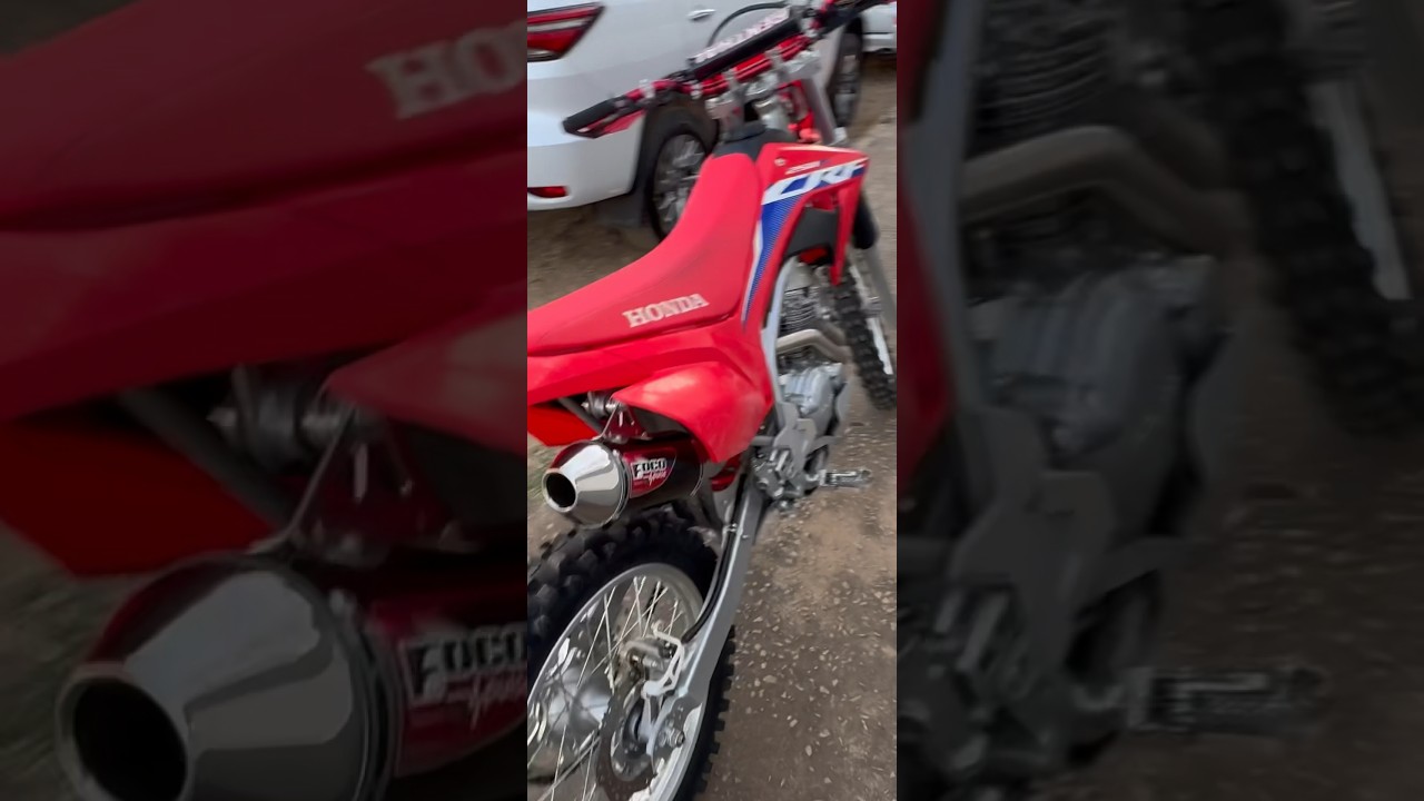 Vídeo completo no canal. CRF 250F com escape foco pulse cortando giro. Vídeo completo no canal !!!