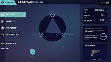 Aim Lab - Circletrack Ultimate - New High Score 101K