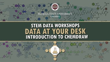 Data @ Your Desk (Spring 2021): Introduction to ChemDraw