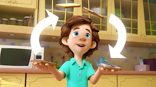 Tom's Juggling Skills  | The Fixies | Educational Animation for Kids