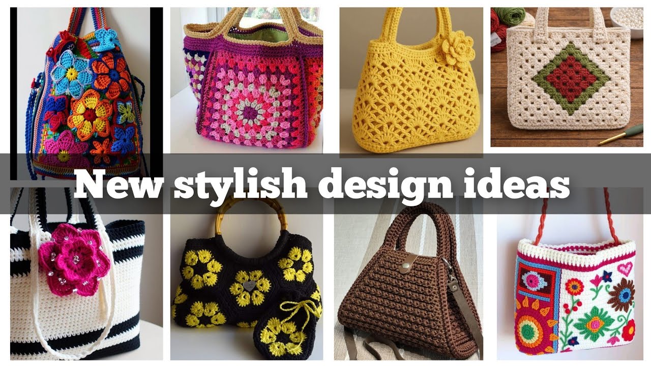 300+attractive Top crochet hand bags Designs ideas for everyone