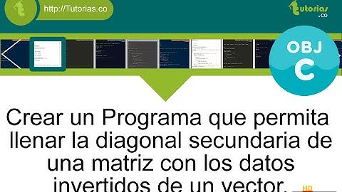 POO + arrays + Objective C (diagonal secundaria datos invertidos)