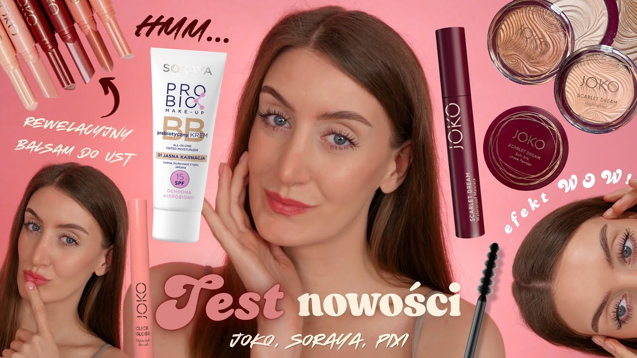 Makijażowe nowości od JOKO z BIEDRONKI 🐞 sprawdźcie razem ze mną całą kolekcję SCARLET DREAM