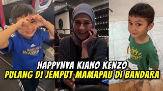 KENZO BIKIN GEMES PENUMPANG DI PESAWAT..HAPPY GA SABAR KETEMU MAMAPAU DI BANDARA