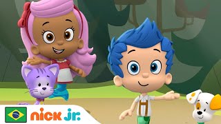 Bubble Guppies | Ajude a Salvar um Bubble Puppy de uma Bruxa ?‍♀️ | Nick Jr. em Português