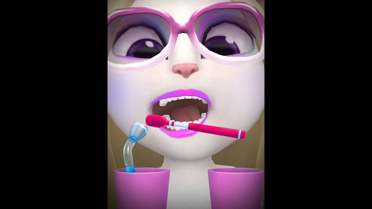 [My Talking Angela] Le compre ojos YouTube