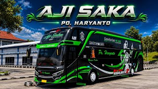 PO. HARYANTO AJI SAKA🤩🔥 ( SHARE LIVERY BUSSID SHD ORI ) screenshot 5