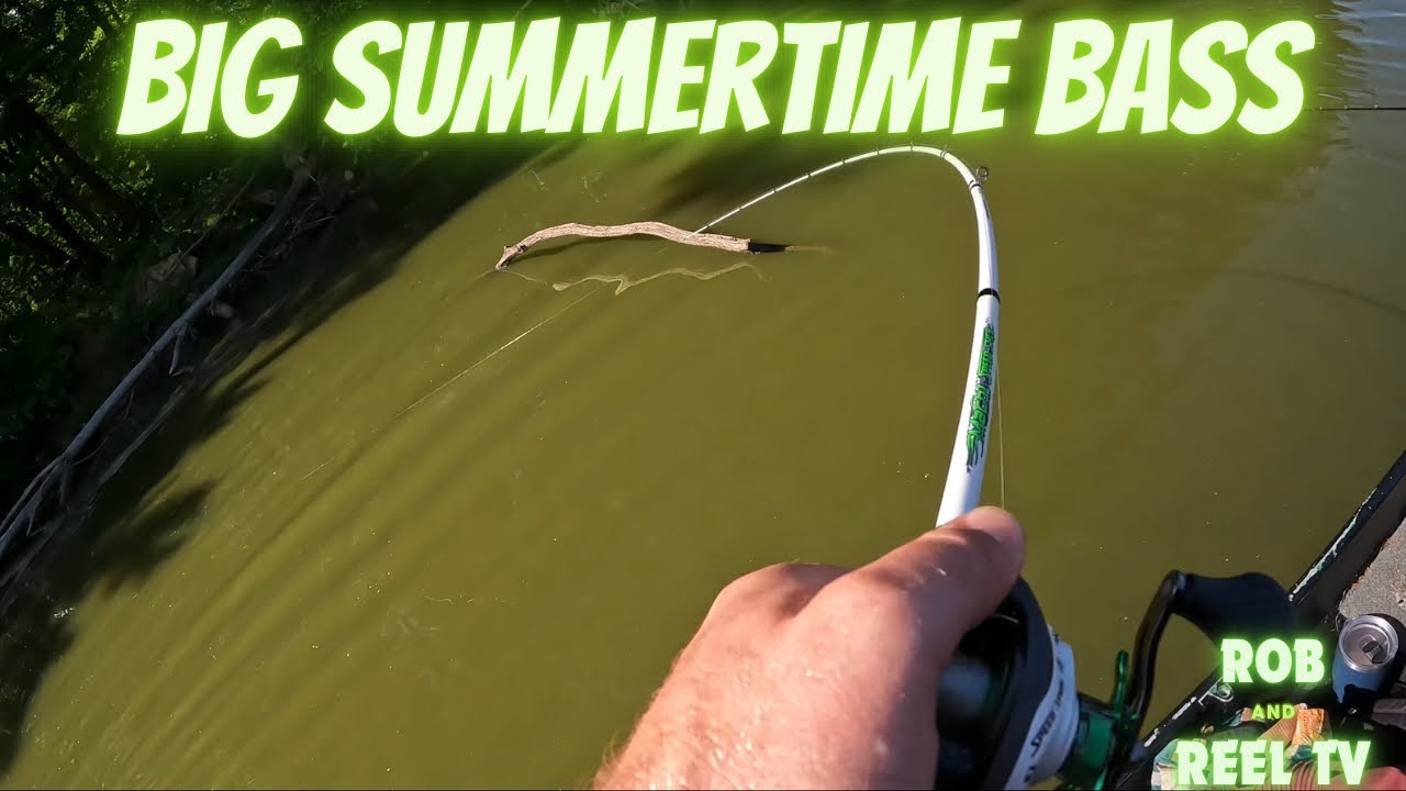 Fishing shaded banks with structure for BIG BASS!