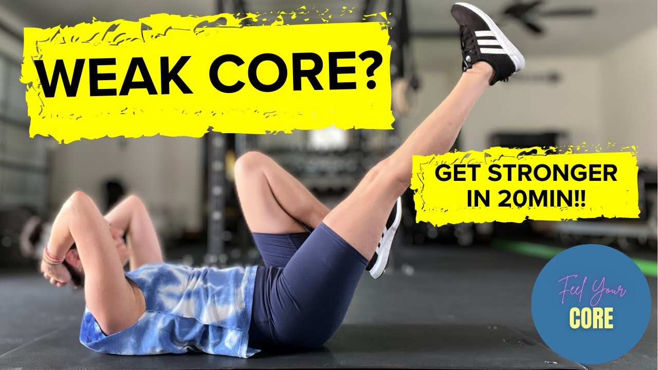 Fix a Weak Core! Get Stronger in Just 20 Minutes—No Equipment Needed!
