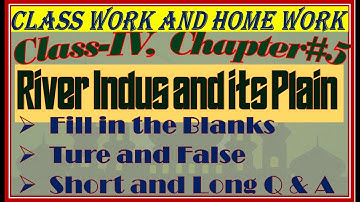 Class-4 (Exercise-River Indus and its Plain) dt:25-09-2020 Social Studies