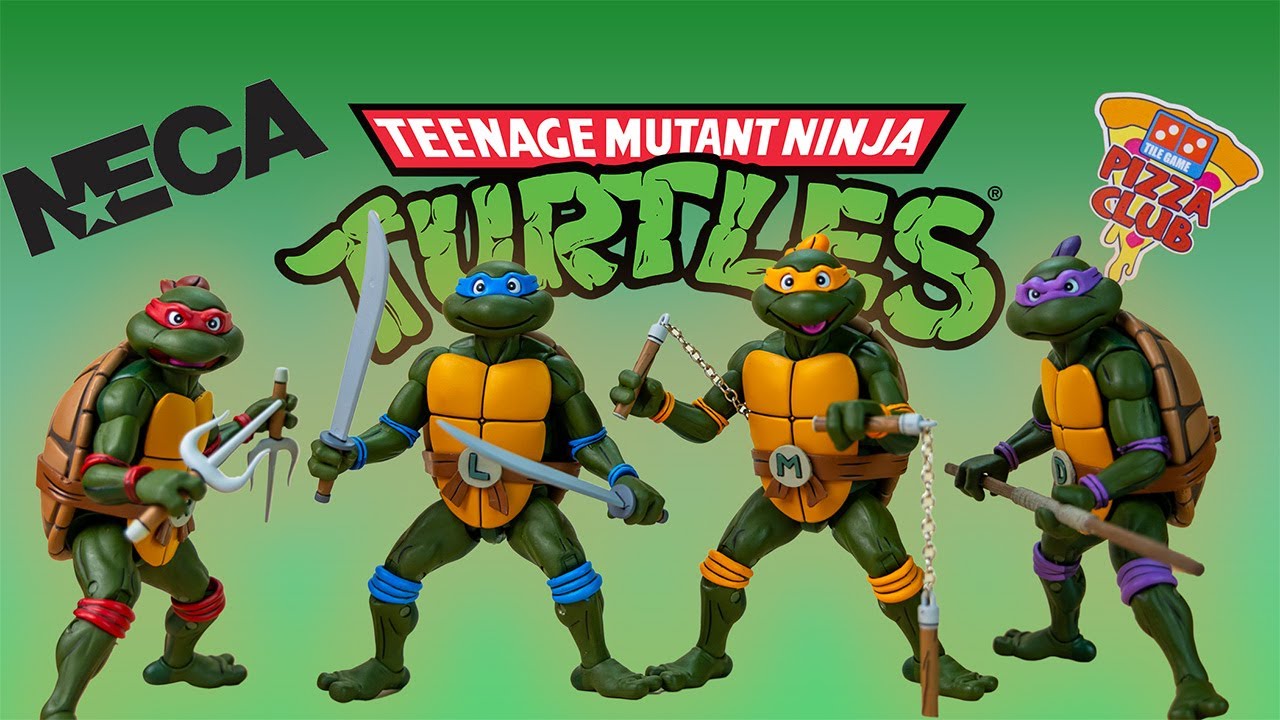 TMNT NECA Pizza Club Action Figures Fun Unboxing!!