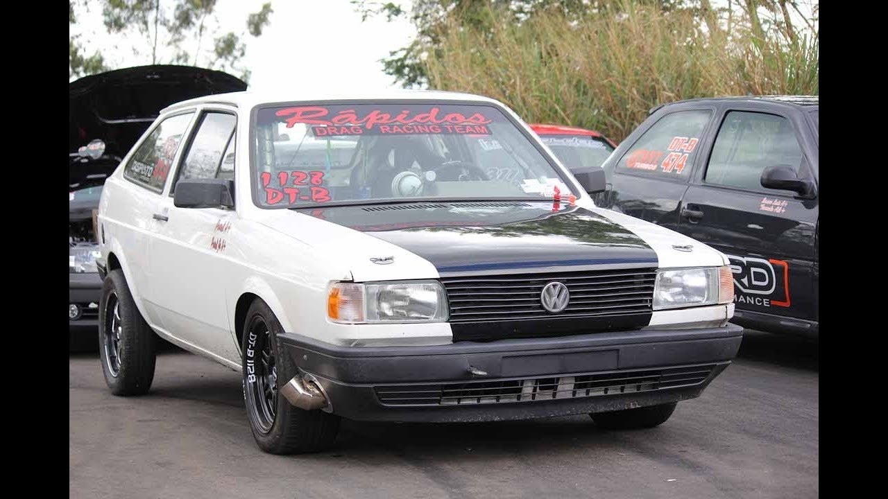 Gol quadrado gl 1994 turbo e rebaixado - ft400 + turbina .50 + dando umas  aceleradas 