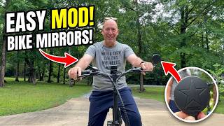 Installing Mirrors on Our Lectric E-Bikes! Super Easy Mod! 🚲| RV Couple Demonstration
