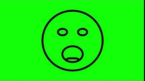 Animated Shouting Icon on Green Screen With Pop-up Sound