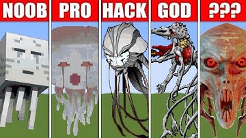 PIXEL ART (NOOB VS PRO VS HACKER VS GOD) GHAST IN MINECRAFT