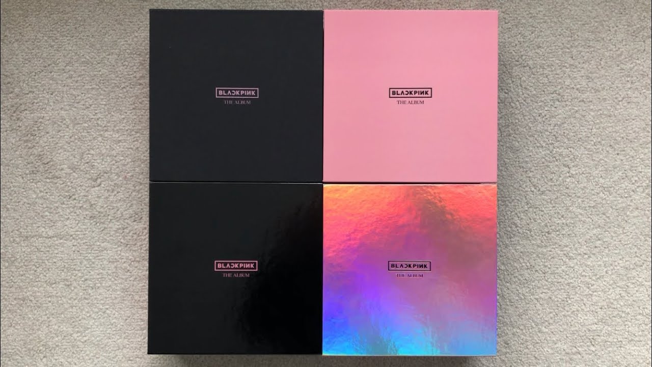 ♡Unboxing BLACKPINK 블랙핑크 1st Studio Album The Album (Ver. 1