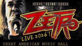 ZETRO : LIVE in San Francisco 2026 [4K] Toxic Waltz and Thrash Under Pressure.