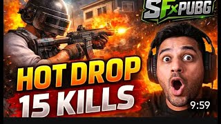 🔥 Hard Drop Challenge 😱 Hot Drop + High Kills | PUBG Mobile Pro Gameplay +22kills