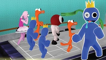 Merge Monster Rainbow Friends: Funny Gameplay (iOS,Android) Part 1 - Orange Warrior, Green Root