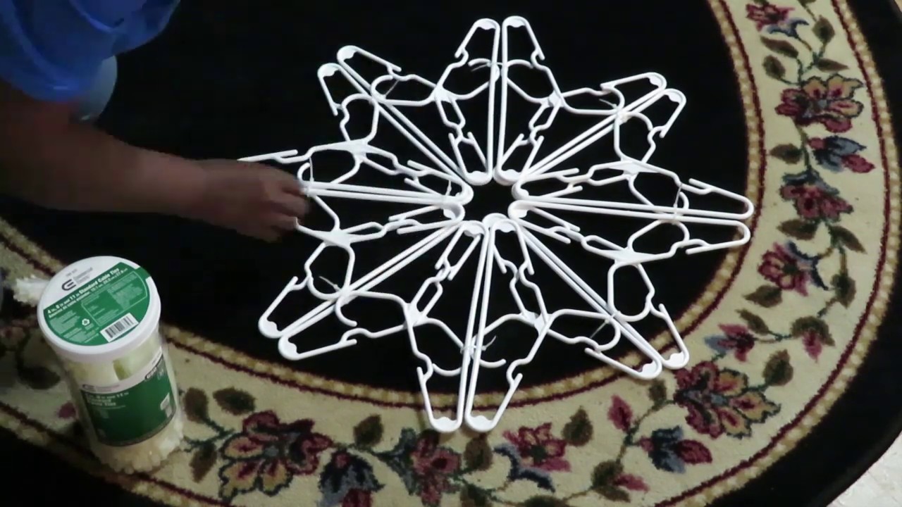 Dollar Tree Plastic Clothes Hanger Snowflake - Big Bear's Wife