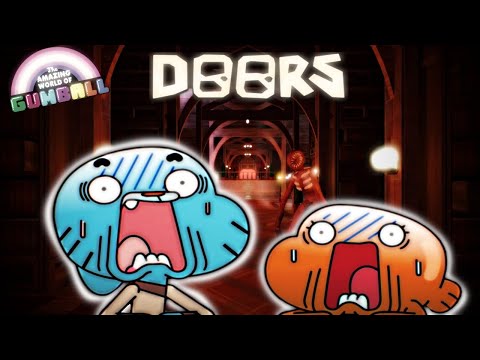 Gumball and Darwin play 🚪👁️ROBLOX DOORS 👁️🚪