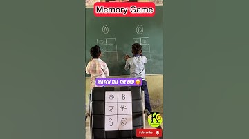 memory game🧠| classroom activities for kids | recreation activity | fun activities |#shots #viral