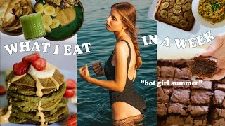 WHAT I EAT IN A WEEK 'hotgirlsummer' // vegan & intuitive'