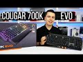 Огляд Cougar 700K Evo - Флагманська механічна клавіатура з свічами Cherry MX Red.
