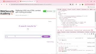 Reflected XSS – nothing encoded