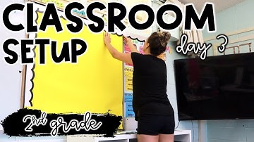 CLASSROOM SETUP Day 3 - More Labels + Bulletin Boards