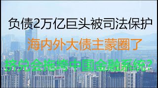 财经冷眼：接二连三挤兑，这个负债2万亿巨头被紧急司法管辖！海内外债主蒙圈了！大而不倒？中国金融系统山雨欲来！（20210809第598期）