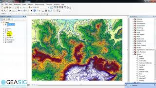 Análisis de MDT con ArcGIS: pendiente, orientación, sombreado, cuenca visual