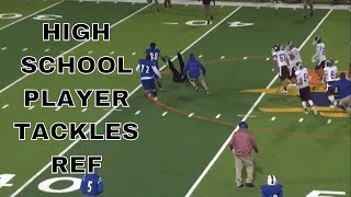 FULL VIDEO: High School Football Player ATTACKS Referee