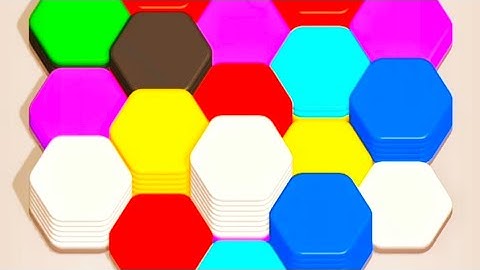 Hexa Sort Gameplay|| Level Upto 10|| Puzzle Gameplay Walkthrough|| #hexasort #puzzle #gaming