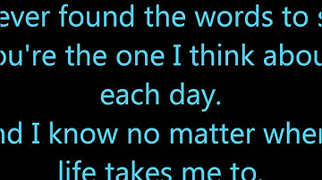 Never had a dream come true lyrics