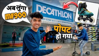 MF900 Skate lene Decathlon Gaye Or Popat Ho Gaya 😀//Skating Vlog screenshot 1