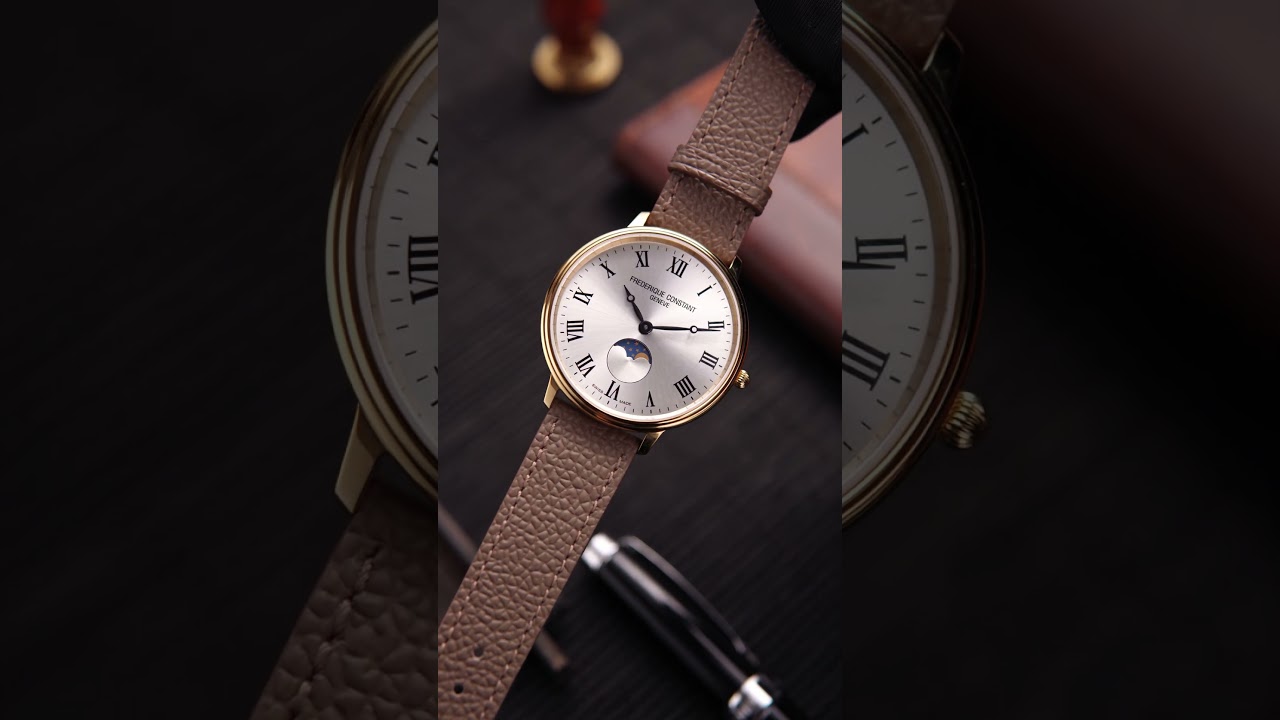 Đồng hồ moonphase Frederique Constant Classics Moonphase FC-206RS3S5 cho quý ông thanh lịch