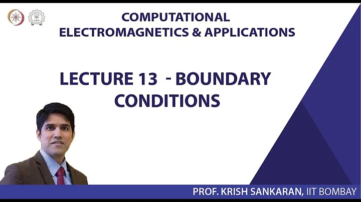 Lecture 13: Boundary Conditions