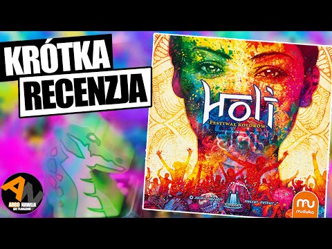 Holi: Festiwal Kolorów ¦ gra planszowa ¦ RECENZJA [2021]