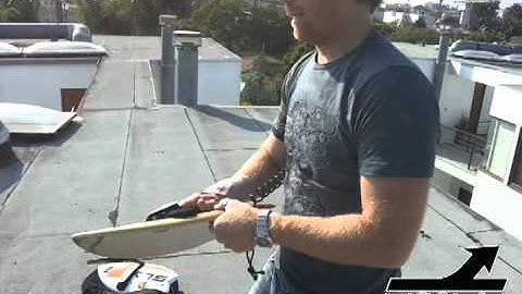 Slyde Handboards leash Demo