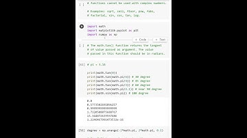 The Tangent Method of the Python Math Module #shorts
