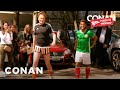 Conan Plays Fùtbol With Giovani Dos Santos | CONAN on TBS