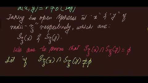 #MTH405 Lecture 34 Part 2 || #Hausdorff Property || Virtual University