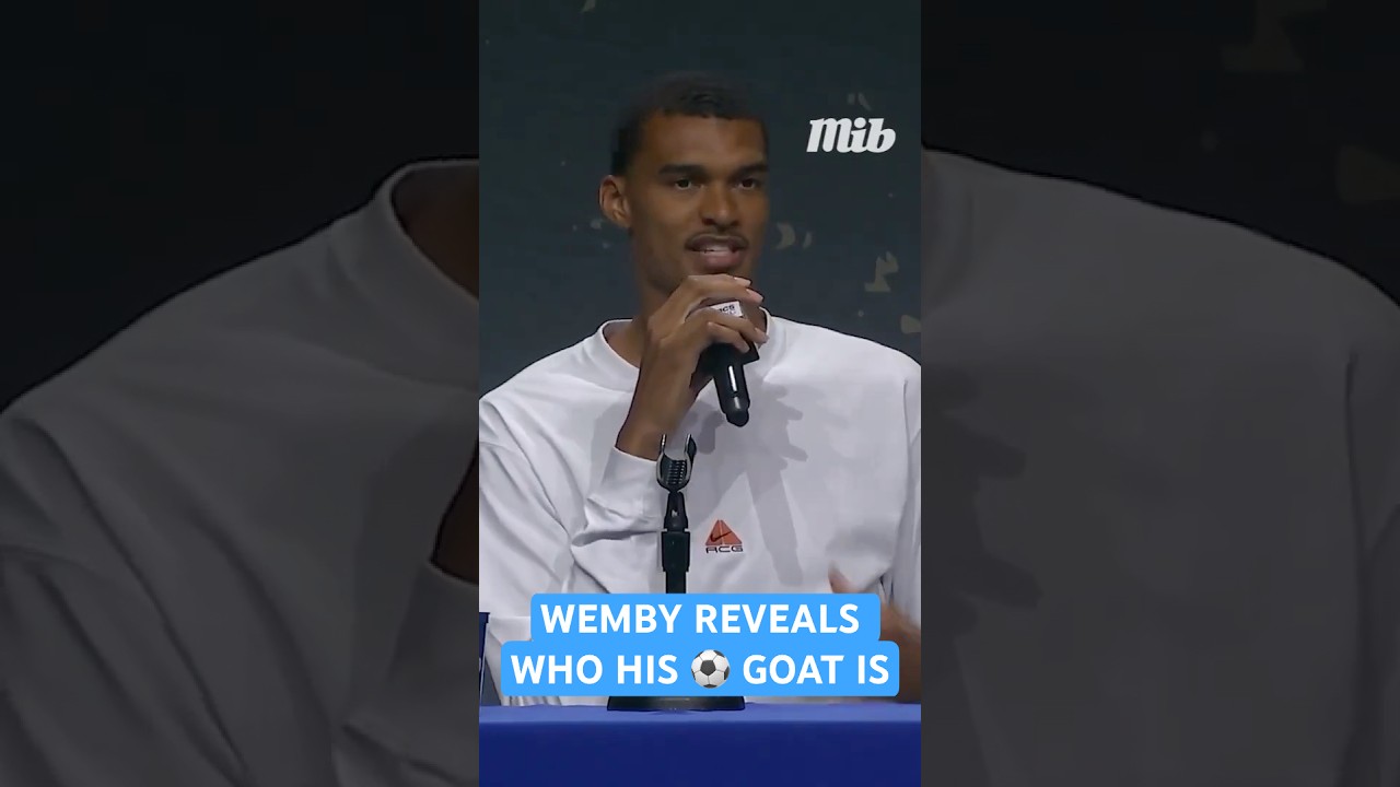 VICTOR WEMBANYAMA: "MESSI IS MY GOAT" 🐐