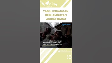 Viral Video Detik-detik Tenda Hajatan Dihantam Angin Kencang, Tamu Panik Selamatkan Diri