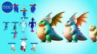 Dragon Evolution in Merge Dinosaur - Monster Fight screenshot 5