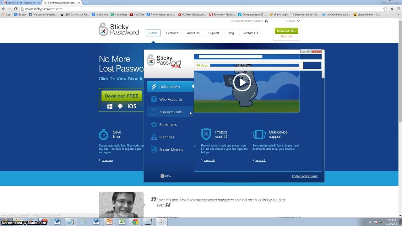 Sticky Password Review and Tutorial