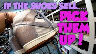 Found So Many Name Brand Shoes To Flip For Profit at The Thrift Store