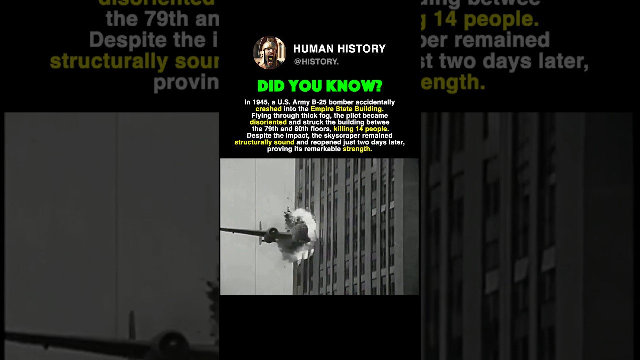 This Plane CRASHED Into Empire State Building 