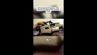 Don't Trash That Old Tech! The Shocking Stuff Hidden Inside This Vintage Camcorder...